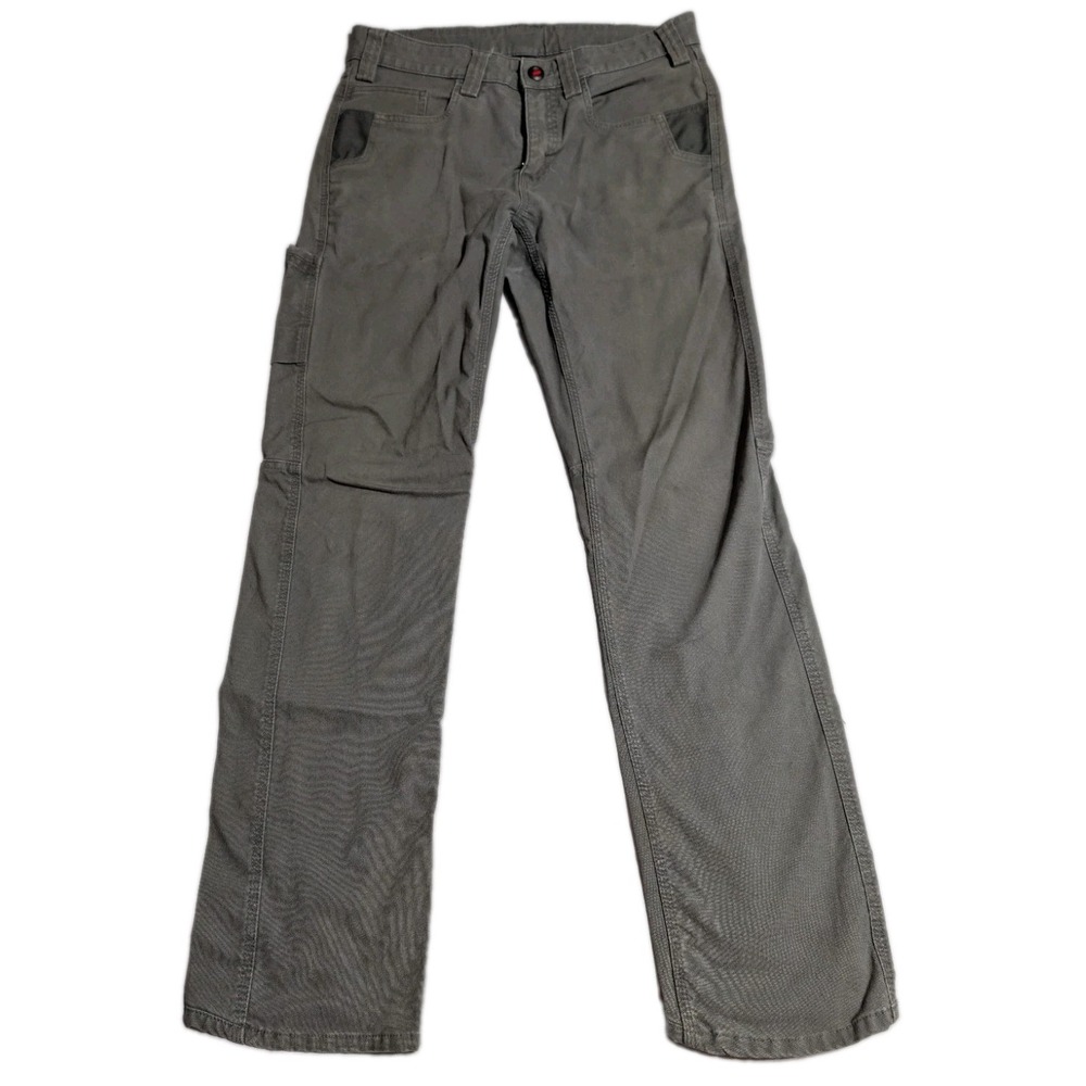 Milwaukee Work Pants Mens 32x34 Gray Stretch Carpenter Utility Workwear Canvas